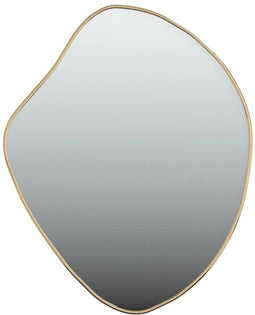 vidaXL - Wandspiegel - 50x40 - cm - goudkleurig
