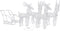 vidaXL - Kerstdecoratie - rendieren - en - slee - 280x28x55 - cm - acryl