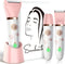 Sansbeauté® 3-in-1 Ladyshave - Scheerapparaat Vrouw - Waterproof - USB Oplaadbaar - Pink White Edition