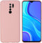 iMoshion Hoesje Geschikt voor Xiaomi Redmi 9 Hoesje Siliconen - iMoshion Color Backcover - lichtroze