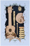 Konges Sløjd Muziekset - Ukulele, xylofoon, tamboerijn, fluit en rammelaar - Tiger