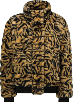 Like Flo F107-5280 - Meisjes Jas - Zebra Imi Fur - Maat 104