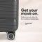 SKYCASES Travel One - Handbagage Koffer - 40L - Cijferslot - 35x21x54 cm - Lichtgewicht - Antraciet