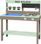 Swing King Mud Speelkeuken Met Water- Zandbakje Hout Grijs/groen