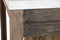 Home ESPRIT - Keukenmeubilair - Gerecycled Hout Marmer 120 x 60 x 97 cm - Wit Natuurlijk
