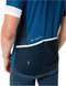 Vaude Posta FZ Tricot fietsshirt korte mouwen blauw met wit heren