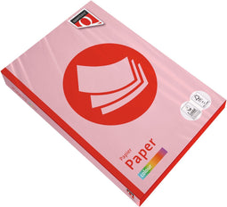 Kopieerpapier Quantore Colour A4 80gr roze 500 vel | 5 stuks
