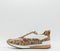 Michael Kors Allie - Sneaker - Bruin logo print - Beige