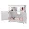 Esituro SBP0023 - Onder wastafel kast - 2 deuren - MDF - 60 x 60 x 30 cm - Landelijke stijl - Wit