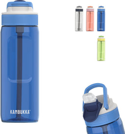 Kambukka Lagoon Drinkfles - 750ml met rietje - Crisp Blue