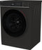 Sharp ESNFL014CBNA2BX - Wasmachine - 10kg - 15 programma's - mat zwart