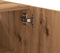 vidaXL - Wandkast - 60x31x60 - cm - bewerkt - hout - artisanaal - eikenkleurig