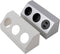 Heitronic 500070 Stekkerdoos Wit, Zilver 1 stuk(s)