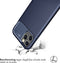 iMoshion Hoesje Geschikt voor iPhone 12 Pro Max Hoesje Siliconen - iMoshion Carbon Softcase Backcover - Blauw