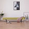 vidaXL - Slaapbank - met - twee - kussens - polyester - groen