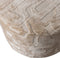 WOOOD Yago Poef - Polyester - Naturel - 43x60x60