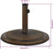 vidaXL - Parasolvoet - 45x45x30 - cm - gietijzer - bronskleurig