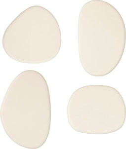 Atmosphera Kapstok set van 4 stuks - 7x6x10cm - Ivoor