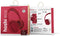 Energy Sistem Hoshi ECO - Bluetooth Hoofdband Koptelefoon - Ingebouwde microfoon - Rood