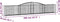 vidaXL - Schanskorven - 7 - st - gewelfd - 400x50x60/80 - cm - gegalvaniseerd - ijzer