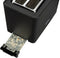 Bourgini 14.0402.00 - Tosti Toaster - Broodrooster met brede sleuf - Zwart