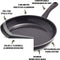 COOCK 19-Delige Pannenset - Gezond Koken - Zwart (19 stuks)