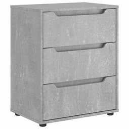 vidaXL - Dressoir - 60x40x73 - cm - spaanplaat - betongrijs - betongrijs