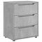 vidaXL - Dressoir - 60x40x73 - cm - spaanplaat - betongrijs - betongrijs