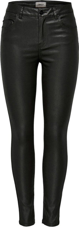 ONLY ONLHUSH LIFE MID SK COAT ANK 019 NOOS - Dames Broek - Skinny - Zwart
