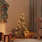 vidaXL - Kerstdecoratie - kerstboom - 60 - cm - metaal - zwart