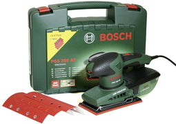 Bosch PSS 250 AE - Vlakschuurmachine 250 W - Ergonomisch ontwerp en elektronische toerentalinstelling