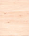 vidaXL - Wastafelblad - 40x50x2 - cm - onbehandeld - massief - hout