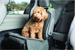 Dgs Honden Autostoelhoes Grijs - Hondenautoaccessoire - 31 cm Achterbank 3-In-1