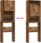 vidaXL - Wasmachinekast - 64x24x190 - cm - bewerkt - hout - oud - houtkleurig