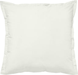 Cinderella Sundays Kussensloop - Set van 2 Kussenslopen - 100% Katoen-Satijn - Met Rits - 80x80 cm - Ivoor (2 stuks)