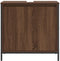 vidaXL - Badkamerkast - wastafelmeubel - 60x34,5x60 - cm - bruin - eikenkleurig