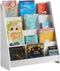 SoBuy KMB32-W - Kinderboekenkast - 4 Opbergvakken - Wit 80x88x30 cm