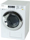 Klein Toys Miele wasmachine - 18,5x26x18 cm - incl. roterende trommel en geluidseffecten - wit