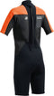 JS Watersports Tarifa 3/2 shorty wetsuit zwart/oranje junior