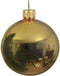 Kerstballen glas glans 15 cm licht goud