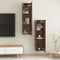 vidaXL - Tv-wandmeubels - 2 - st - 30,5x30x110 - cm - bruin - eikenkleur