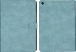 iMoshion Tablet Hoes Geschikt voor iPad 8 (2020) 8e generatie / iPad 7 (2019) 7e generatie / iPad 9 (2021) 9e generatie - iMoshion Luxe Tablethoes - Lichtblauw