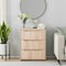 vidaXL - Dressoir - VISNES - 60x40x73 - cm - spaanplaat - sonoma - eikenkleurig