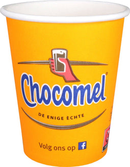Chocomel | Chocomelbeker | Karton + PE | 250ml | 8oz | 92mm | sleeve met 50 stuks