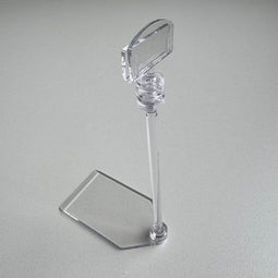 Klika - Pop-clip kaarthouder met voet hoog 100mm - 60 stuks