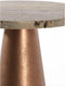 Light & Living Bijzettafel Ynez - Bruin/Koper - 29x29x43cm - Modern