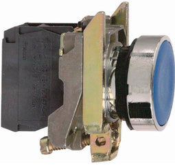 Schneider Electric XB4BA61 Harmony XB4BA61 Druktoets Bedieningsknop vlak 1 knop Blauw Druk-ontgrendeling 1 stuk(s)