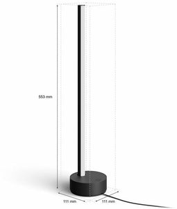 Philips Hue Gradient Signe - Tafellamp - Slimme verlichting met 16 miljoen kleuren - Zwart