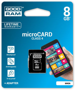 Goodram microSD M400 - 8GB - Class 4