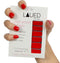 LAUED Nagelstickers - Nail Wraps - 16 Extreem Dunne Nagellak Stickers - Manicure Nail Art Folie - Secret Love